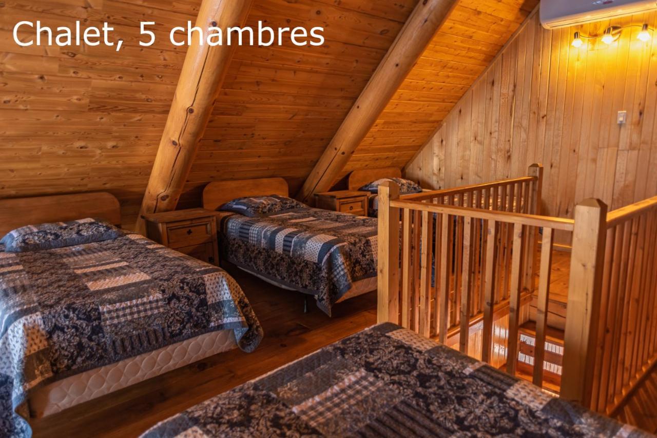 Chalets Et Spa Lac Saint-Jean Chambord Exterior foto